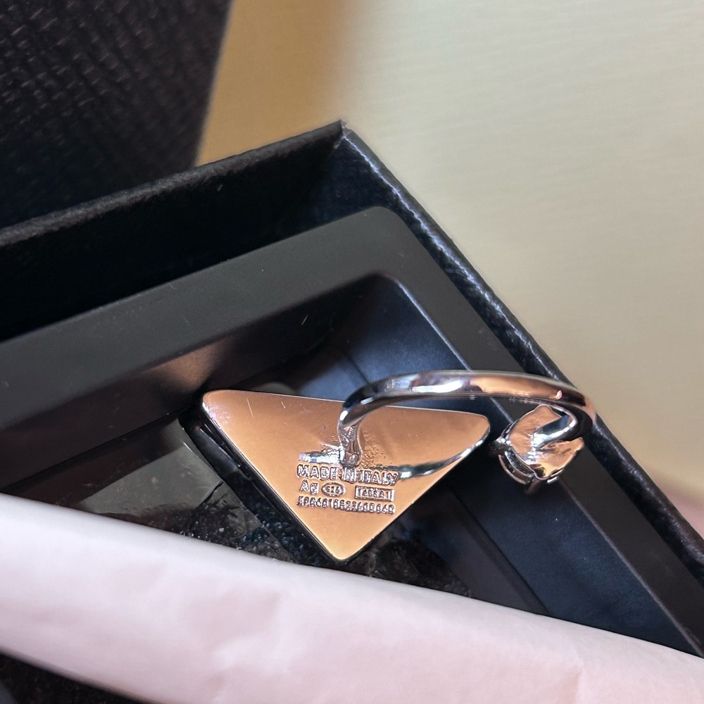 Authentic Prada Symbole Ring - image 3